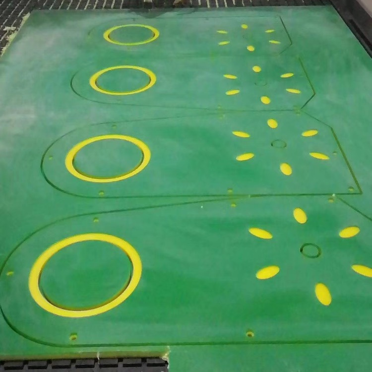 HDPE sandwich 3 layer HDPE double color plastic sheet and boards for children garden toys equipment