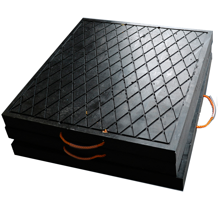 Polyethylene PE1000 Crane Outrigger Pads -UHMWPE